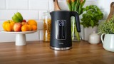 Huslog AK-02014H Rychlovarná konvice 1,7l černá s dotykovým displejem