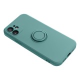 SILICONE RING case for XIAOMI Redmi Note 14 4G (GLOBAL - 164,84mm x 78,15mm x 8,16mm) green