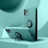 SILICONE RING case for XIAOMI Redmi Note 14 4G (GLOBAL - 164,84mm x 78,15mm x 8,16mm) green