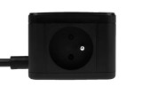 Huslog HUS1001 Nabíjecí stanice 12W 2xzásuvka, 2xUSB-C, 1xUSB černá
