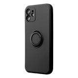 SILICONE RING case for XIAOMI Redmi Note 14 4G (GLOBAL - 164,84mm x 78,15mm x 8,16mm) black