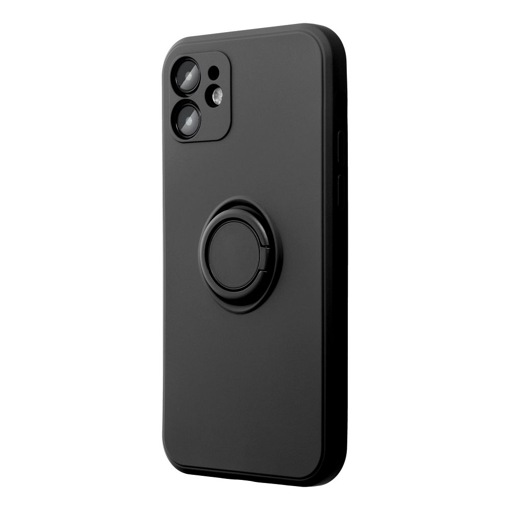 SILICONE RING case for XIAOMI Redmi Note 14 4G (GLOBAL - 164,84mm x 78,15mm x 8,16mm) black
