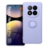 SILICONE RING case for XIAOMI Redmi Note 14 Pro 5G violet