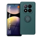 SILICONE RING case for XIAOMI Redmi Note 14 Pro Plus 5G green