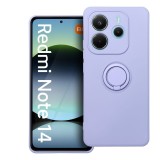 SILICONE RING case for XIAOMI Redmi Note 14 5G violet