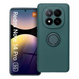 SILICONE RING case for XIAOMI Redmi Note 14 Pro 5G green