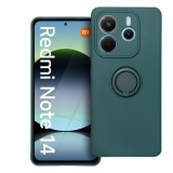 SILICONE RING case for XIAOMI Redmi Note 14 5G green