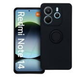 SILICONE RING case for XIAOMI Redmi Note 14 5G black