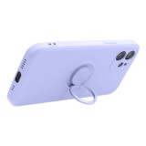 SILICONE RING case for XIAOMI Redmi 14C violet