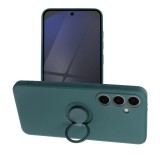 SILICONE RING case for SAMSUNG S24 FE green