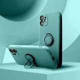 SILICONE RING case for SAMSUNG A53 5G green