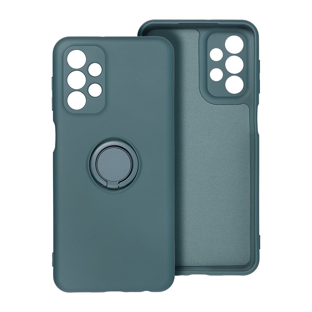 SILICONE RING case for SAMSUNG A53 5G green