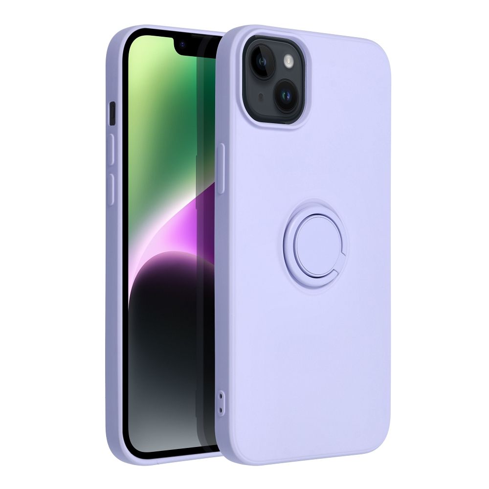 SILICONE RING case for IPHONE 14 Plus violet
