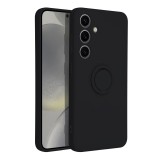 SILICONE RING case for SAMSUNG S24 black