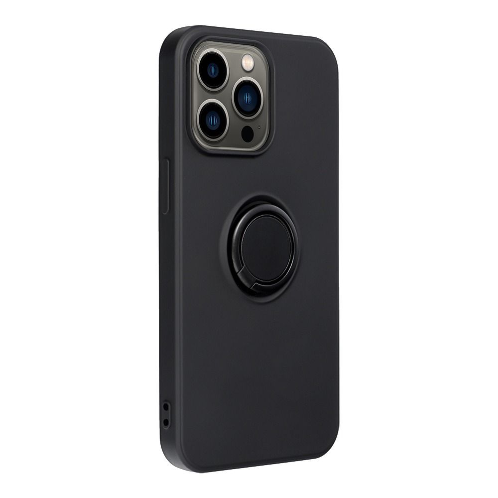 SILICONE RING case for IPHONE 13 Pro black
