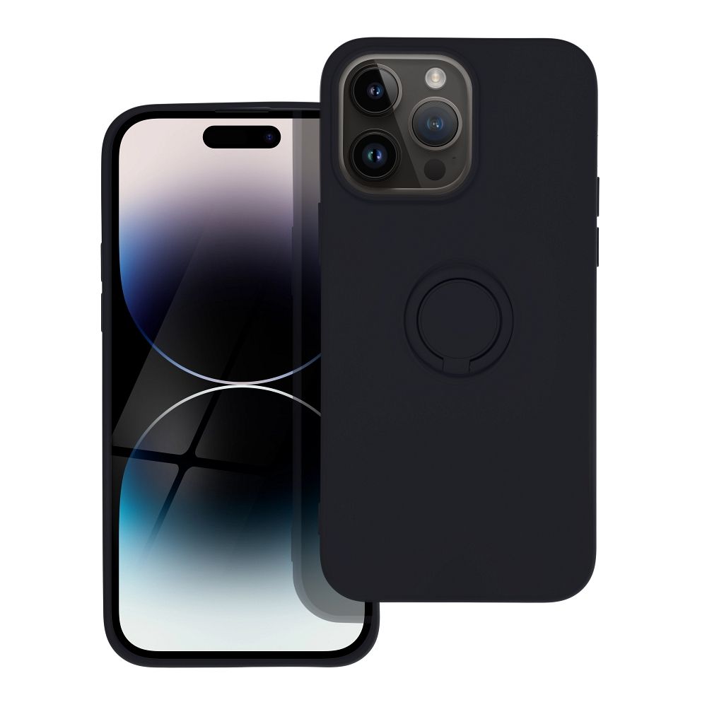 SILICONE RING case for IPHONE 14 Pro Max black