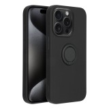 SILICONE RING case for IPHONE 15 Pro black