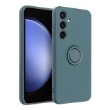 SILICONE RING case for SAMSUNG S23 FE green