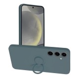 SILICONE RING case for SAMSUNG S24 Plus green