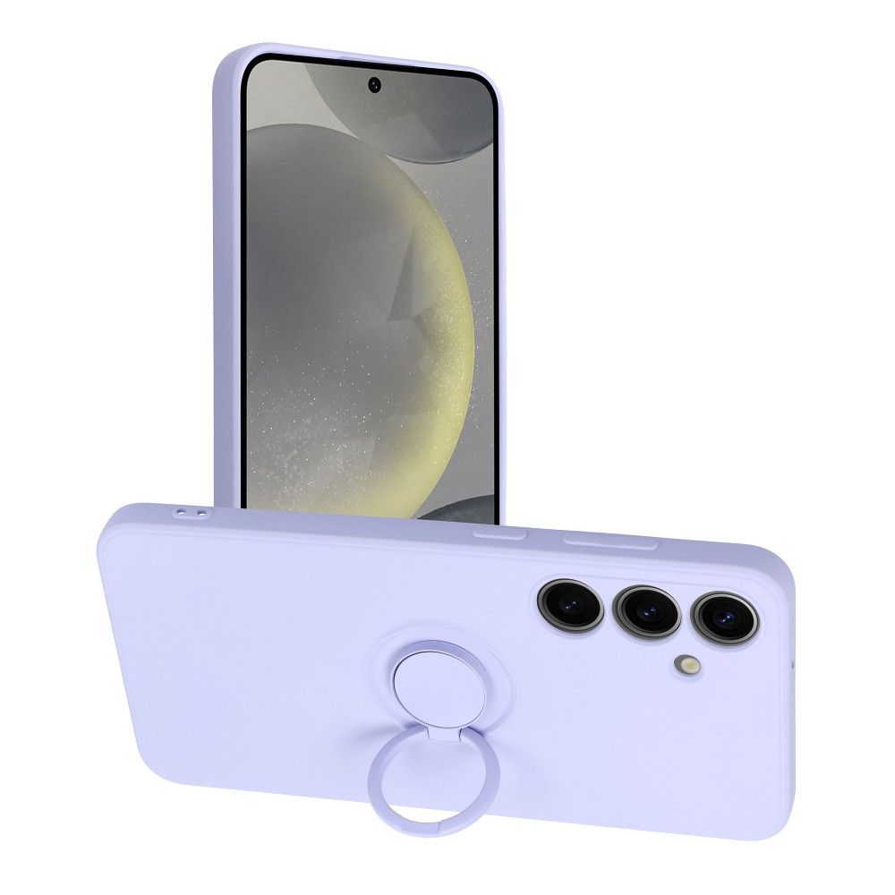 SILICONE RING case for SAMSUNG S24 Plus violet