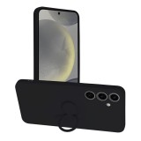 SILICONE RING case for SAMSUNG S24 Plus black