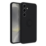 SILICONE RING case for SAMSUNG S24 Plus black