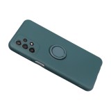 SILICONE RING case for SAMSUNG A35 5G green