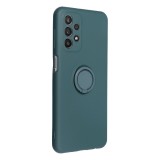 SILICONE RING case for SAMSUNG A35 5G green