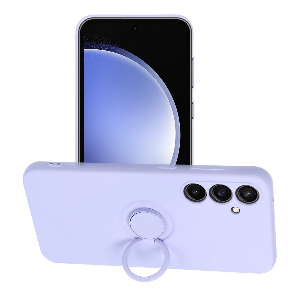 SILICONE RING case for SAMSUNG S23 FE violet