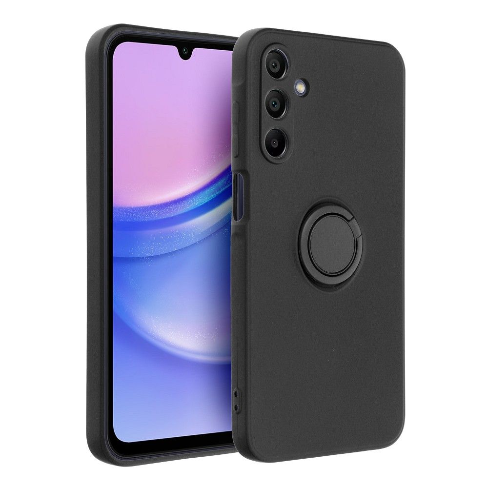 SILICONE RING case for SAMSUNG A15 5G / A15 4G black