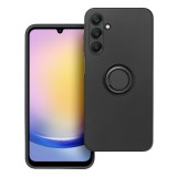 SILICONE RING case for SAMSUNG A25 5G black