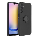 SILICONE RING case for SAMSUNG A25 5G black