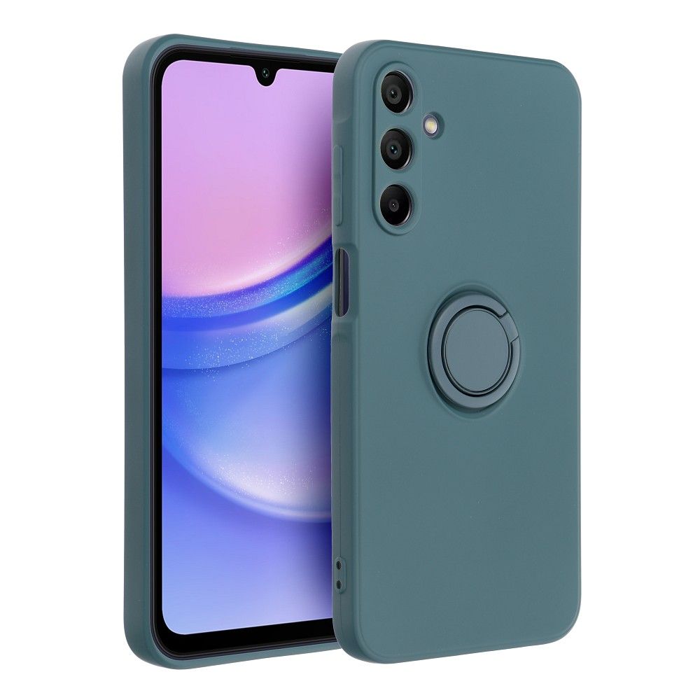 SILICONE RING case for SAMSUNG A15 5G / A15 4G green