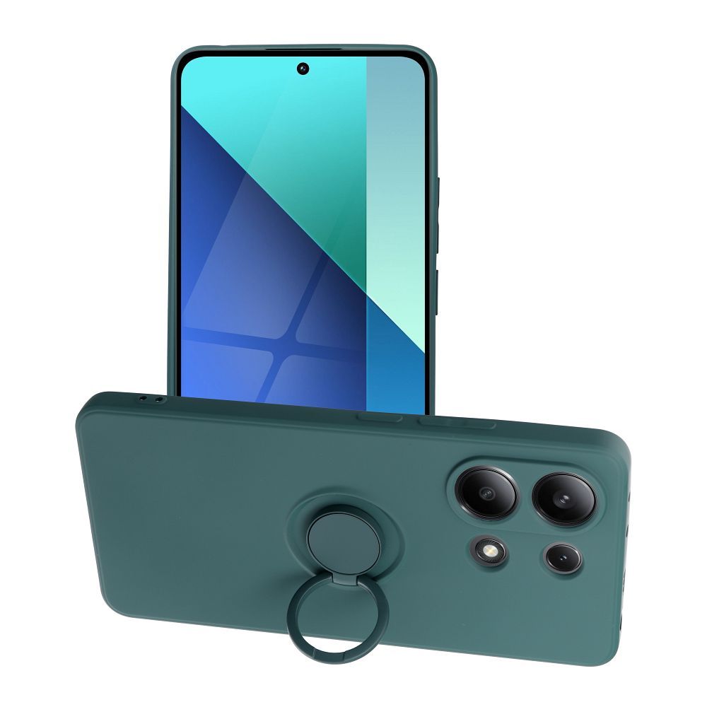 SILICONE RING case for XIAOMI Redmi Note 13 4G green