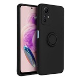 SILICONE RING case for XIAOMI Redmi Note 12S black