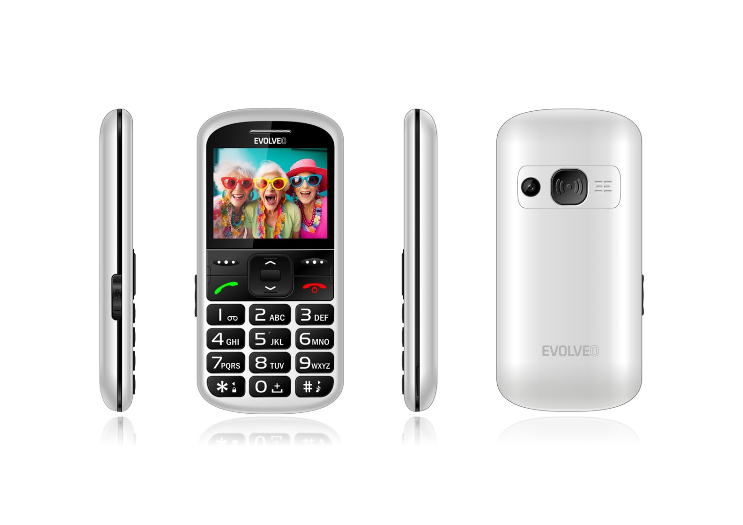 Evolveo EasyPhone XS bílá
