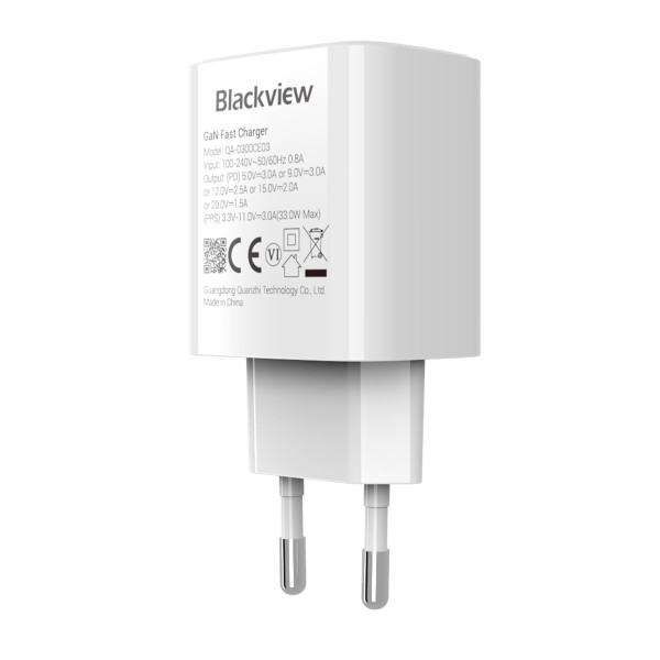 Rychlá nabíječka Blackview PD 33W USB-C, bílá