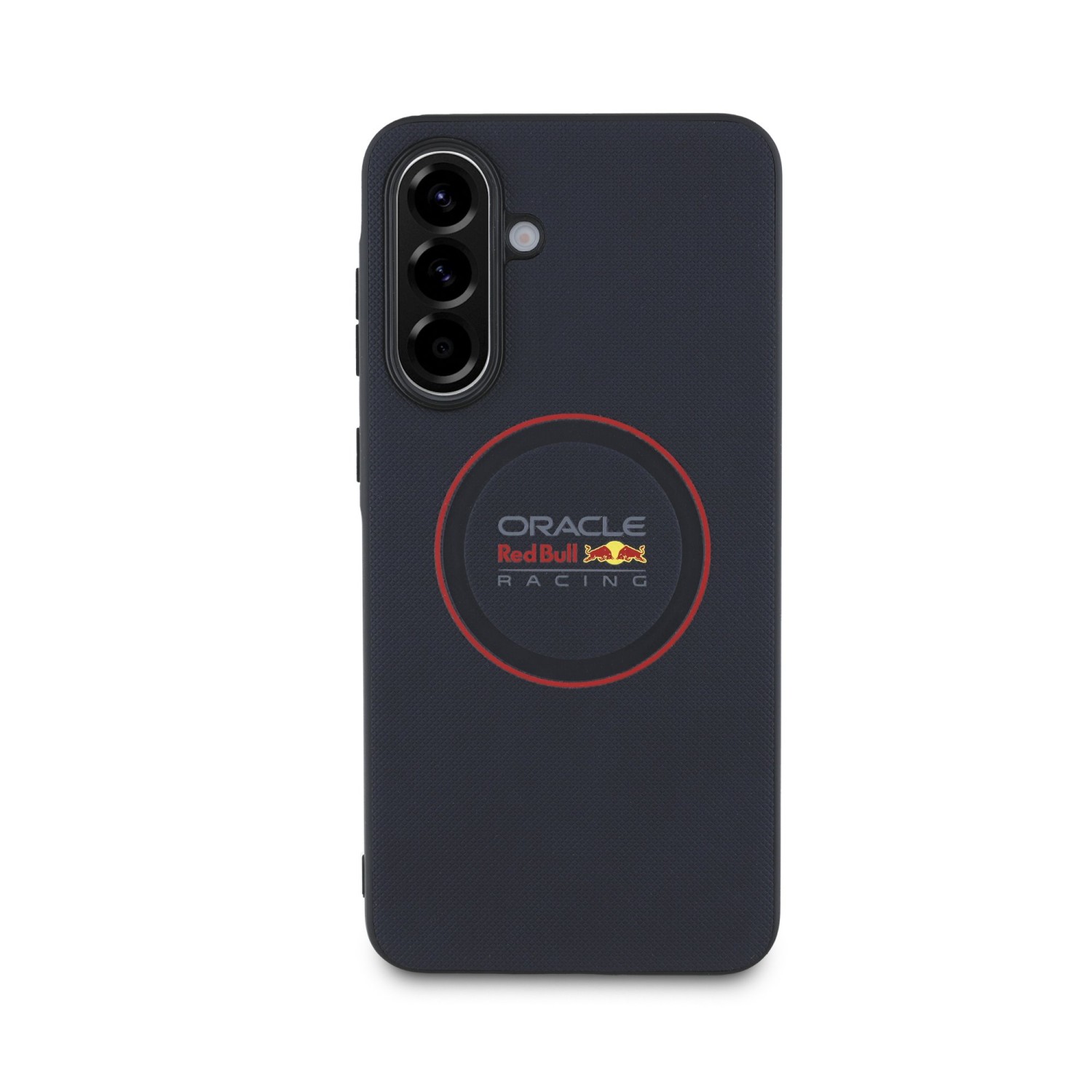 Red Bull PU Leather Red Ring Zadní Kryt pro Samsung Galaxy A56 Navy