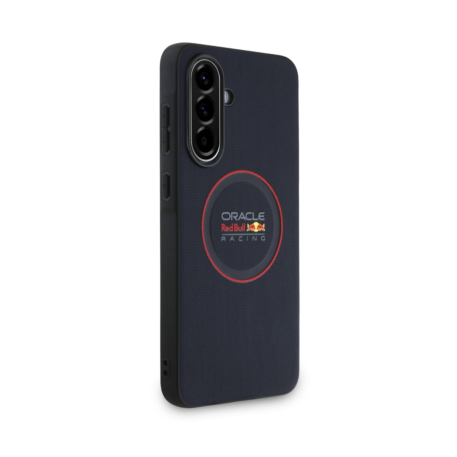 Red Bull PU Leather Red Ring Zadní Kryt pro Samsung Galaxy A56 Navy