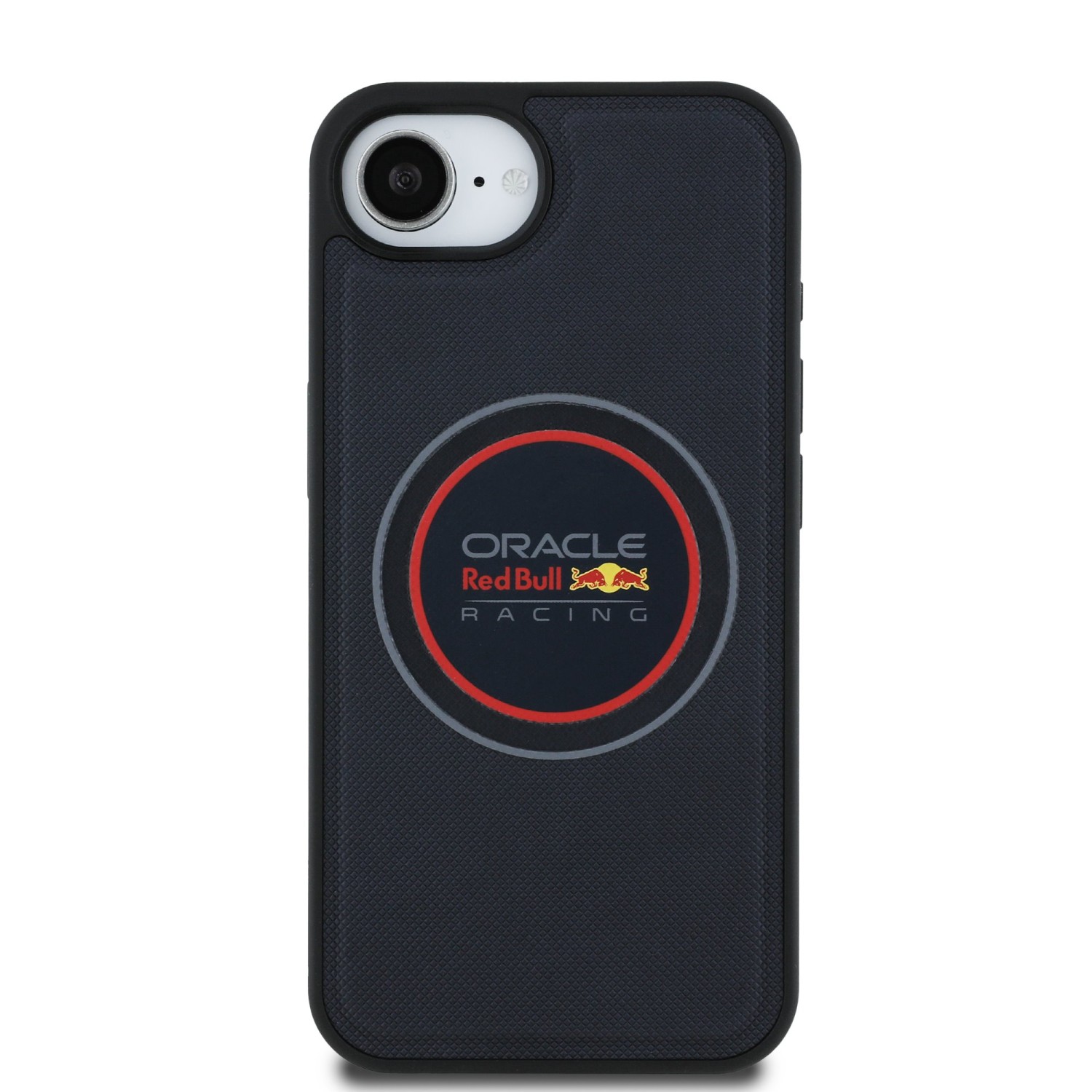 Red Bull PU Leather Red Ring MagSafe Zadní Kryt pro iPhone 16e Navy