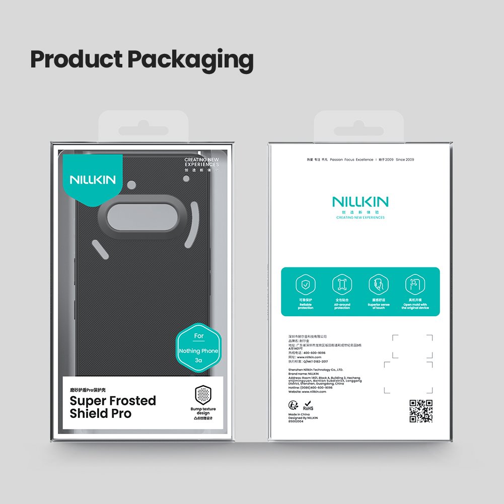 Nillkin Super Frosted PRO Zadní Kryt pro Nothing Phone 3a Black