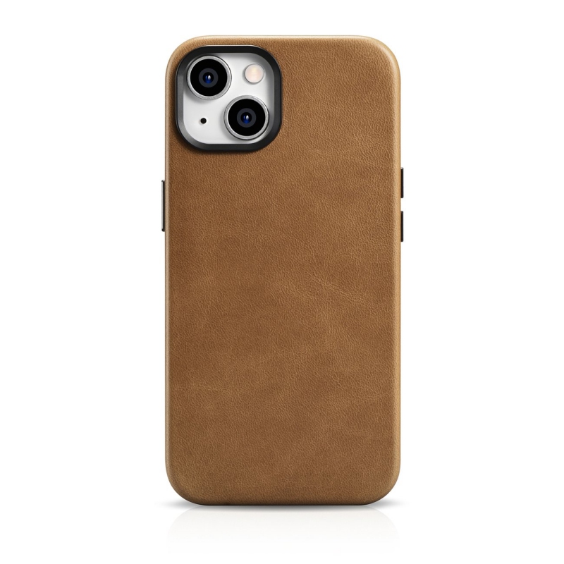 Zadní kryt LEATHER MAG COVER case pro Samsung Galaxy S25, brown