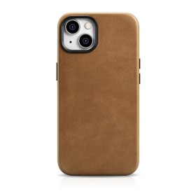 Zadní kryt LEATHER MAG COVER case pro Samsung Galaxy S25, brown