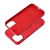 Zadní kryt LEATHER MAG COVER case pro Samsung Galaxy S25, red