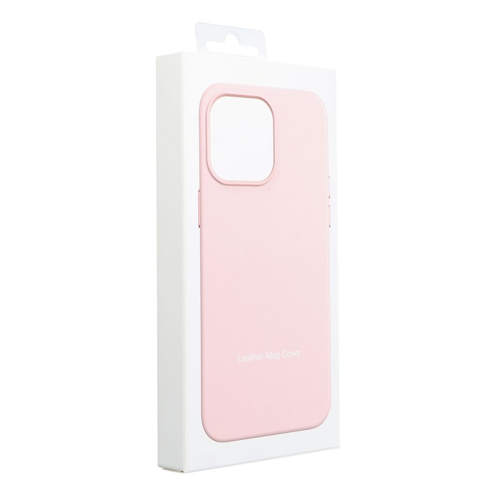 LEATHER MAG COVER case for SAMSUNG S25 sand pink