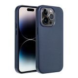 LEATHER MAG COVER case for SAMSUNG S25 indigo blue