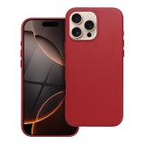 LEATHER MAG COVER case for IPHONE 16 Pro Max red