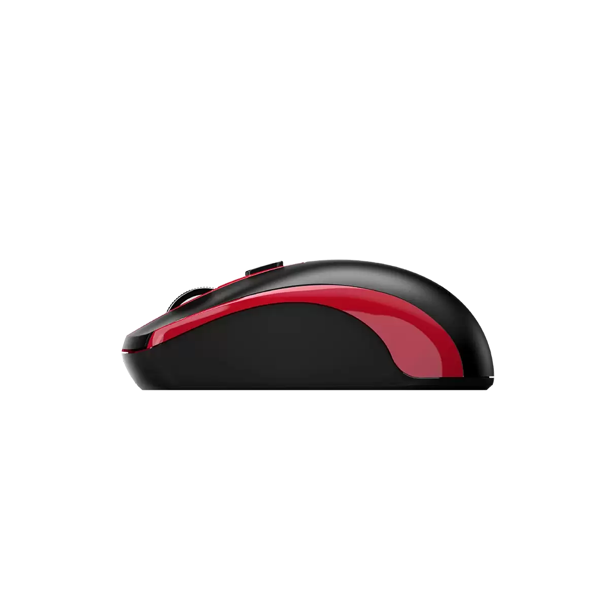Genius ECO-8150 /Bezdrátová/Optická/1200DPI/4 tlačítka/2,4GHz/USB-A/USB-C nabíjení/ černo-červená