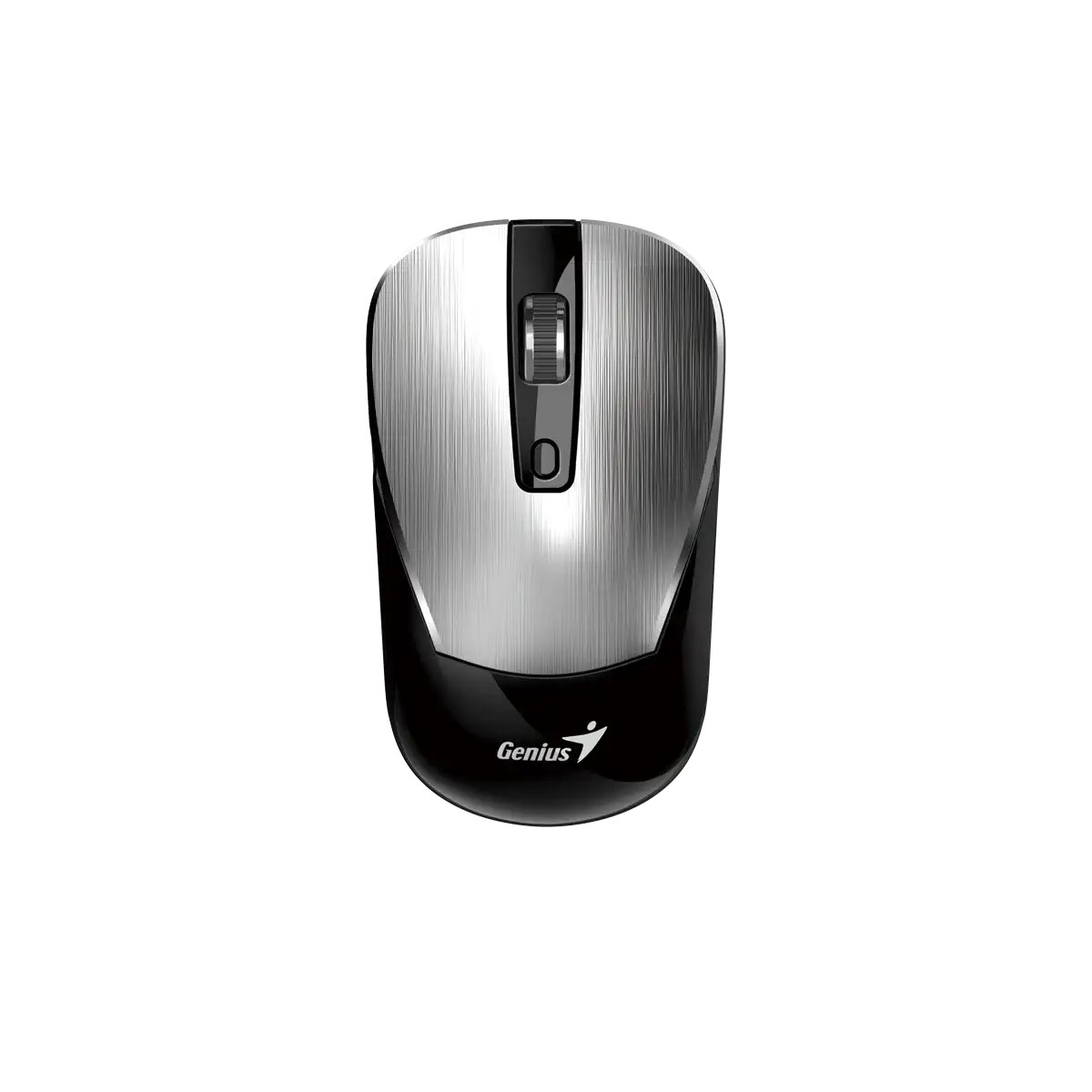 Genius NX-7125 /Bezdrátová/Optická/1200DPI/4 tlačítka/Copilot/2,4GHz/USB-A/ černo-stříbrná