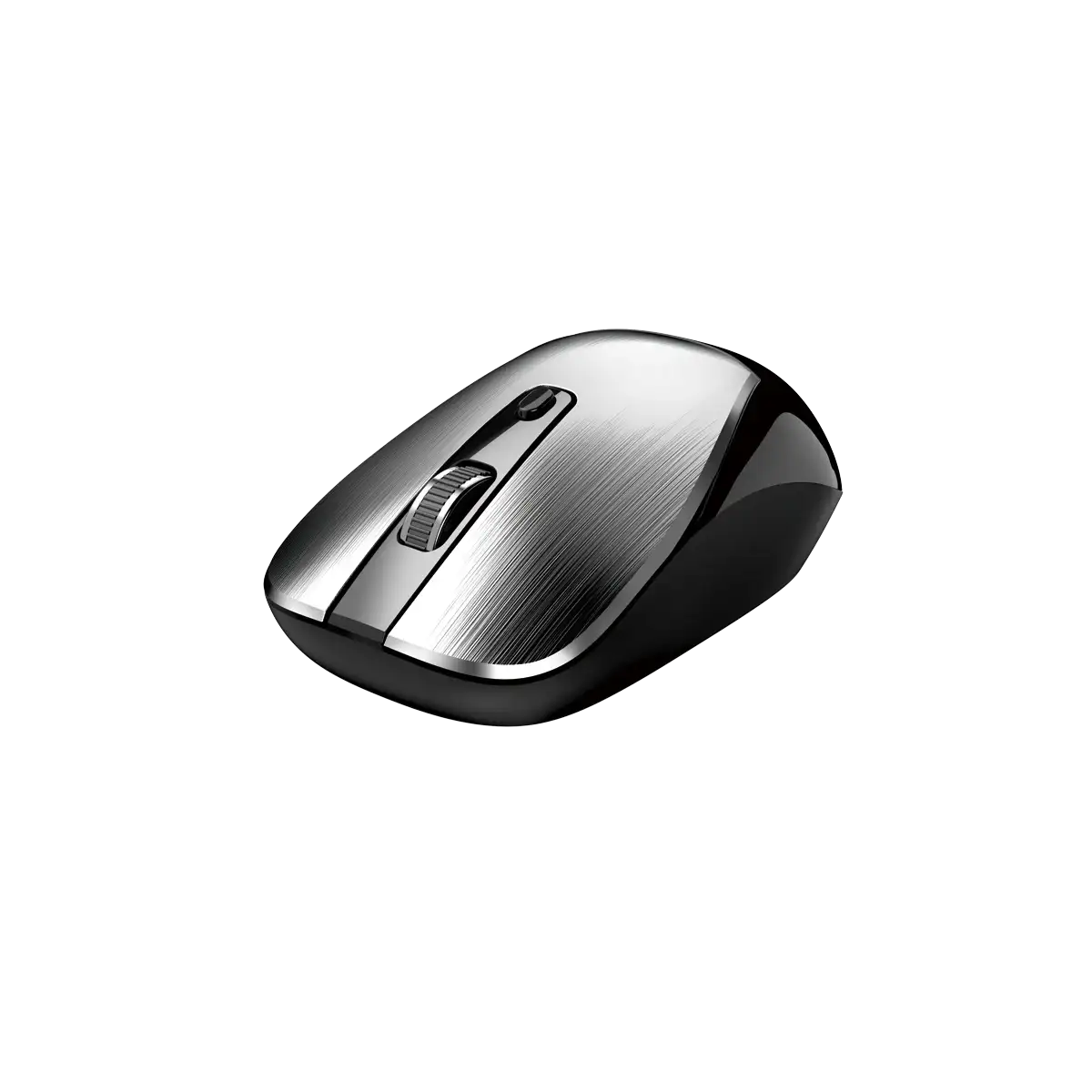 Genius NX-7125 /Bezdrátová/Optická/1200DPI/4 tlačítka/Copilot/2,4GHz/USB-A/ černo-stříbrná